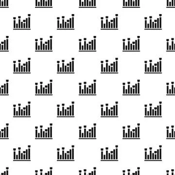 New chart pattern repeat Stock Illustration