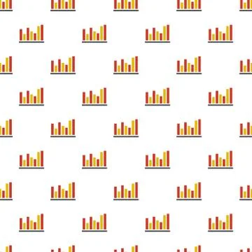 New chart pattern seamless Stock Illustration