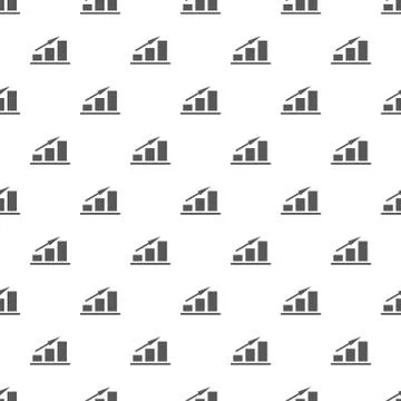 New chart pattern seamless Stock Illustration