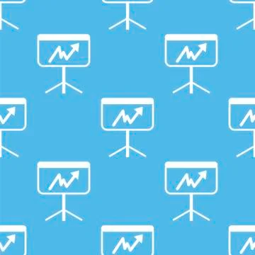 New chart seamless pattern Stock Illustration