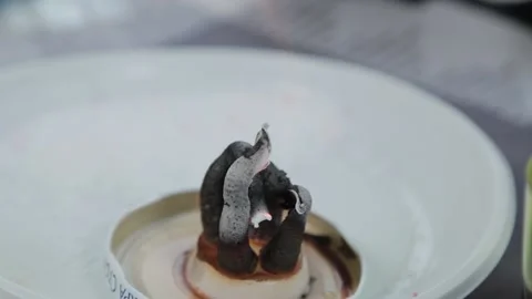 New chemistry experiment with fire. Stock Footage 138993310