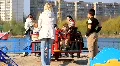 New children's playground HD Footage
