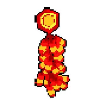 New chinese firecracker pixel art vector illustration Stock Illustration