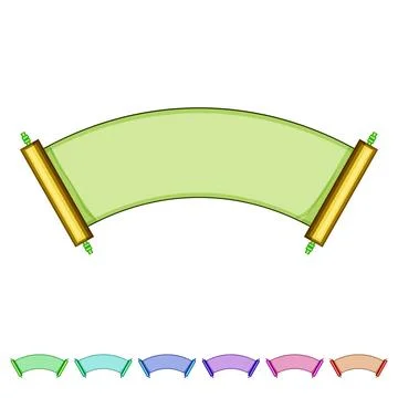New chinese scroll cartoon vector graphic Stock Illustration