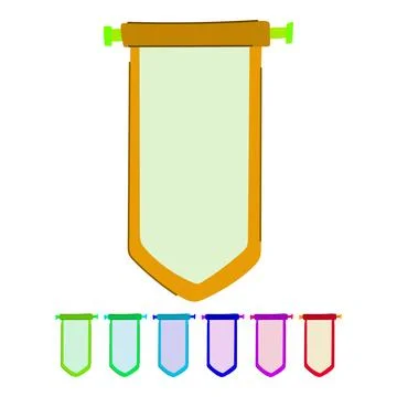 New chinese scroll vector cartoon graphic Stock Illustration
