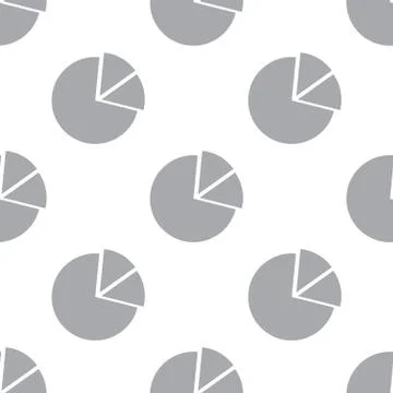 New Circle chart seamless pattern Stock Illustration