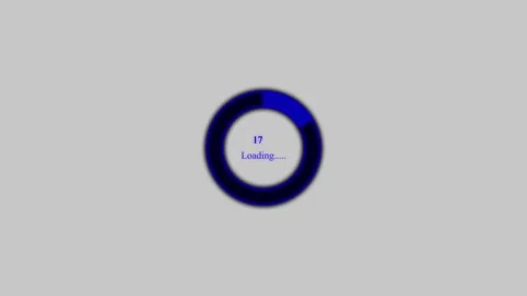New circle loading icon animation on screen. Видео 332959388
