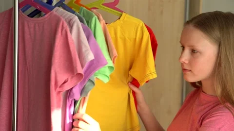 New clothes Stock Footage 145312731