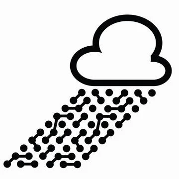 New Cloud Services Icon Stock Illustration