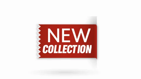 New collection label animation, Label animation,Sale Label Stock Footage 235028035