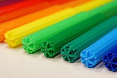 New colored plastic felt-tip pens Photos