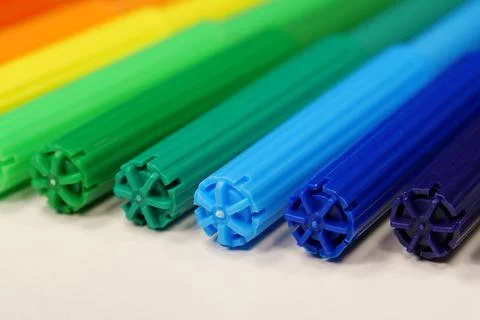 New colored plastic felt-tip pens Photos