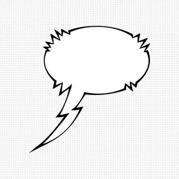 New comic bubble Illustrazione stock