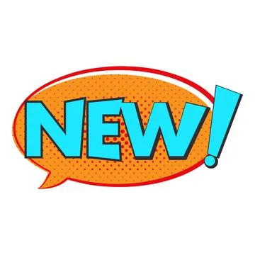New comics icon 스톡 일러스트