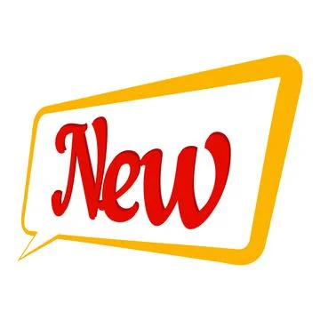 New comics icon Stock Illustration