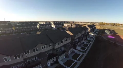 New community development in the city Stock Footage 44267083