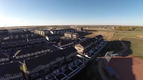 New community development in the city Stock Footage 44267139