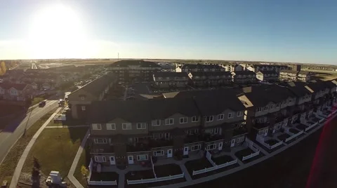 New community development in the city Stock Footage 44267215