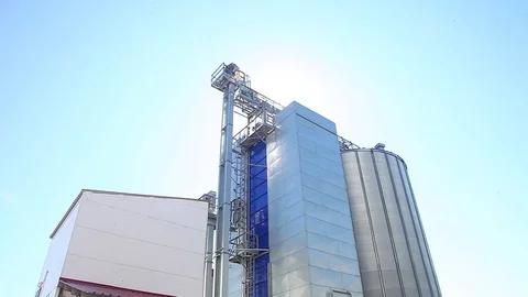 New compound feed plant Stock Footage 81178553