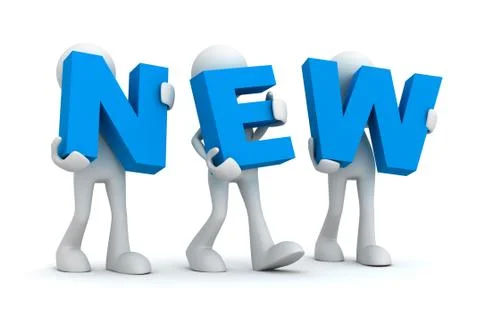New concept  3d illustration Stock Illustration