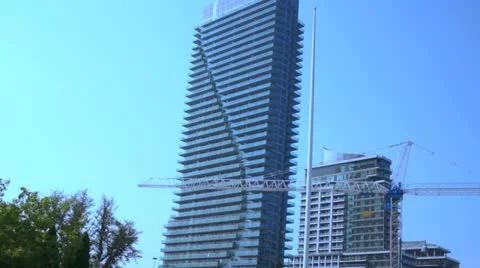 New Condo Construction Stock Footage 11521589