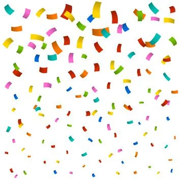 New confetti background Stock Illustration