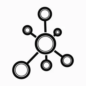 New connections vector icon Stock Illustration