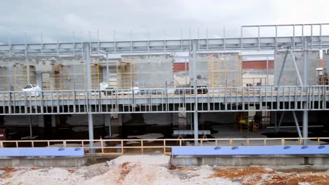 New Construction of Hillcrest School Vídeo Stock 172212704