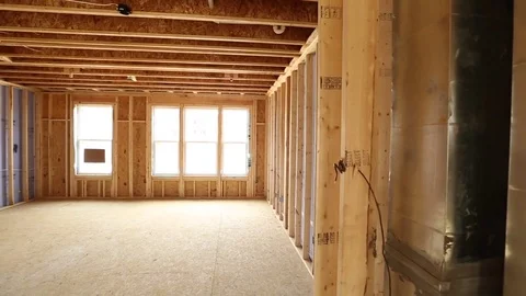 New Construction Interior Vídeo Stock 81751497