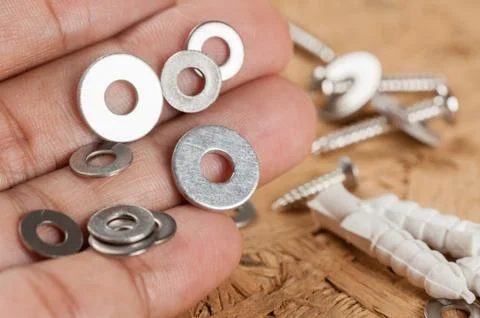 New construction screw Stock Photos