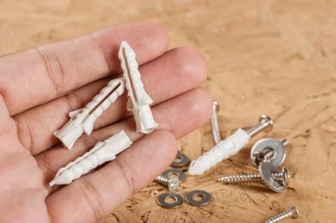 New construction screw Stock Photos