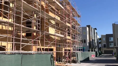 New construction wide 2 库存影片 154383233