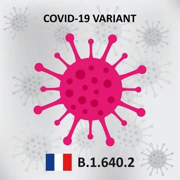 New covid-19 variant. Stock Illustration