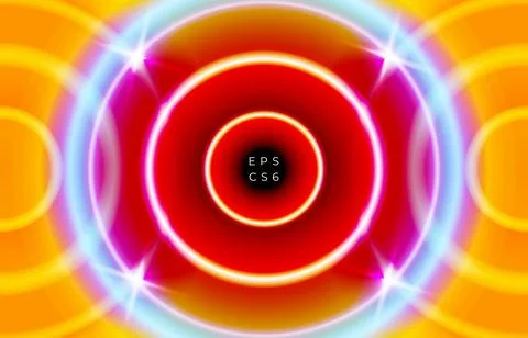 New creative gradient colorful neon with realistic light effect background .. Иллюстрация