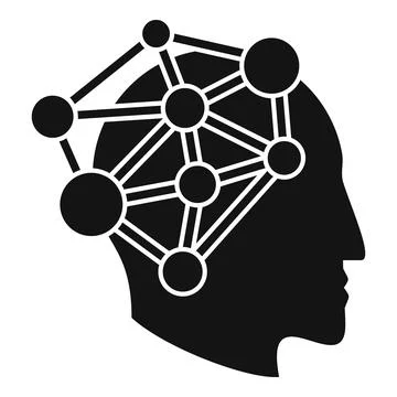 New Creative mind icon simple vector. Person work Stock Illustration