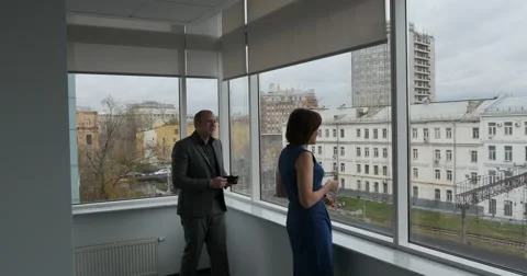 New customer occupy empty Offices 스톡 동영상 63207813