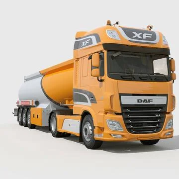 NEW DAF XF Tanker (2013) ~ 3D Model #91431592 | Pond5