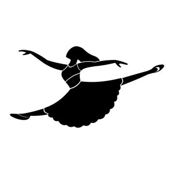 New dance simple symbol 스톡 일러스트