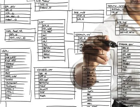 New database Illustrazione stock