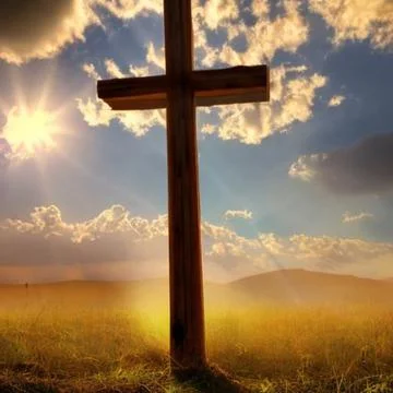 New Day Cross Illustrazione stock