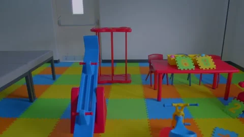 New Daycare Creche Setup Stock Footage 263528230