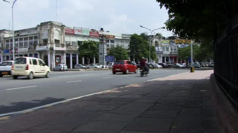 New Delhi centre Stock Footage 214813