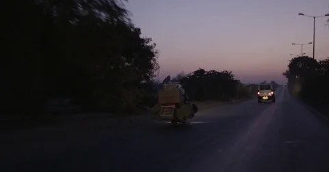 New Delhi Roads Stock Footage 73004042