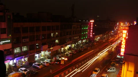 New Delhi Time Lapse 4K Stock-Footage 44679733