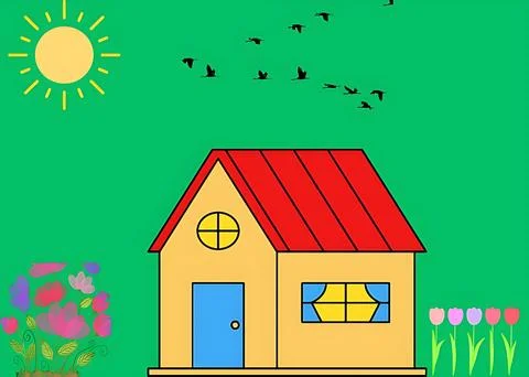 New design house Stock Illustration