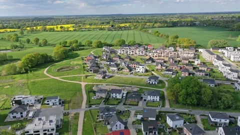 New development area Stock Footage 154208975