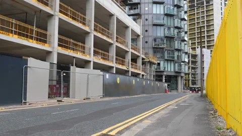 New development building site in Gt. Manchester 库存影片 169655979
