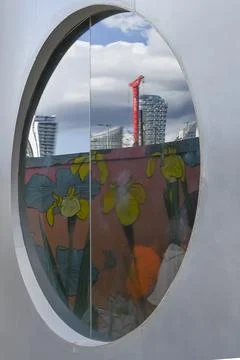 New development in Canary Wharf Stock Photos