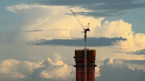 New Development Construction Stock Footage 132043507