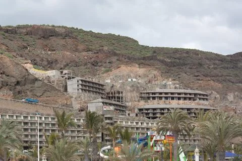 New development in the mountains of Gran Canaria Stock Photos